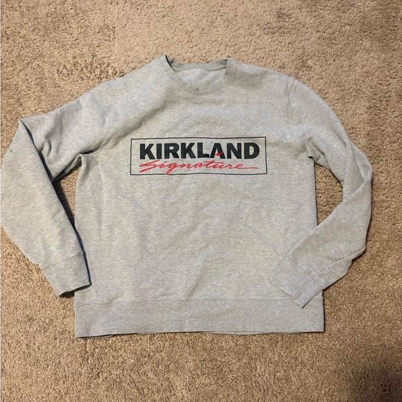Kirkland Signature Tops - Kirkland Signature Gray Crewneck Sweatshirt
